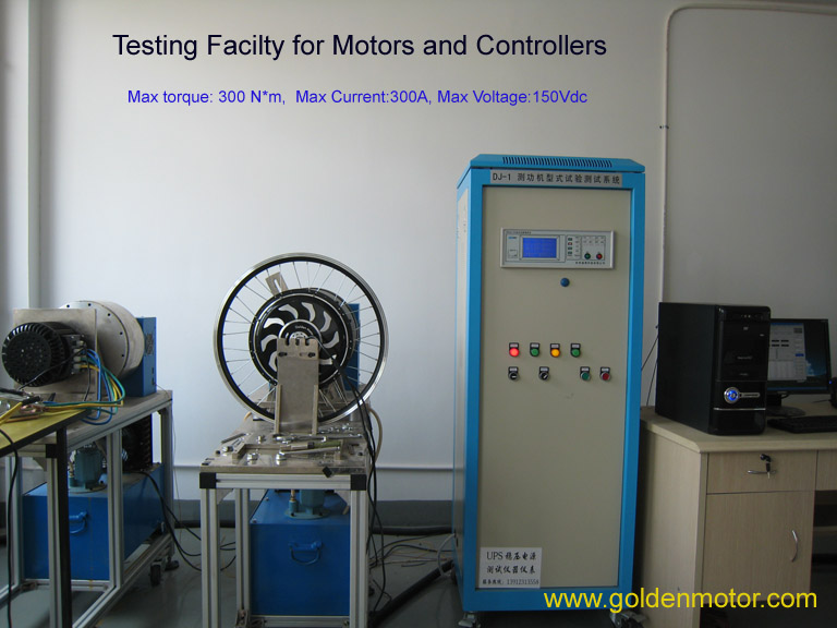 Golden Motor Technology Co Ltd, motor testing facility 